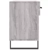 Szürke sonoma színű szerelt fa cipőpolc 102 x 35 x 55 cm