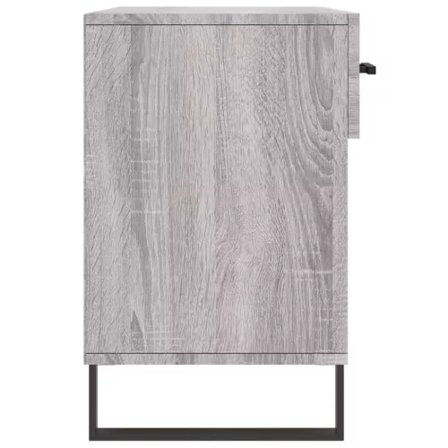 Szürke sonoma színű szerelt fa cipőpolc 102 x 35 x 55 cm