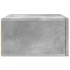 2 db betonszürke falra szerelhető éjjeliszekrény 35x35x20 cm