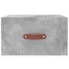 2 db betonszürke falra szerelhető éjjeliszekrény 35x35x20 cm