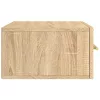 2 db sonoma tölgy falra szerelhető éjjeliszekrény 35x35x20 cm