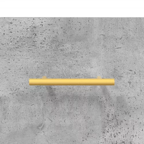 2 db betonszürke falra szerelhető éjjeliszekrény 35x35x20 cm