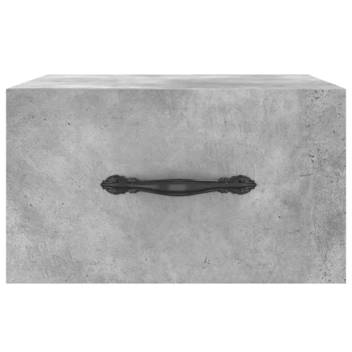 2 db betonszürke falra szerelhető éjjeliszekrény 35x35x20 cm