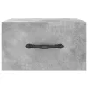 2 db betonszürke falra szerelhető éjjeliszekrény 35x35x20 cm