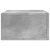 2 db betonszürke falra szerelhető éjjeliszekrény 35x35x20 cm