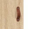 Sonoma tölgy színű szerelt fa faliszekrény 60 x 31 x 70 cm