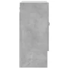 Betonszürke szerelt fa faliszekrény 60 x 31 x 70 cm