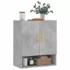 Betonszürke szerelt fa faliszekrény 60 x 31 x 70 cm