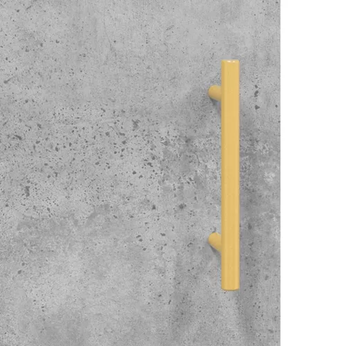 Betonszürke szerelt fa faliszekrény 60 x 31 x 70 cm