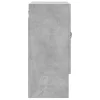 Betonszürke szerelt fa faliszekrény 60 x 31 x 70 cm