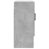 Betonszürke szerelt fa faliszekrény 60 x 31 x 70 cm