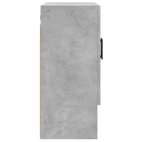 Betonszürke szerelt fa faliszekrény 60 x 31 x 70 cm