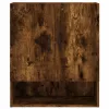 Füstös tölgy színű szerelt fa fali szekrény 60 x 31 x 70 cm