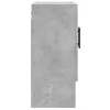 Betonszürke szerelt fa faliszekrény 60 x 31 x 70 cm