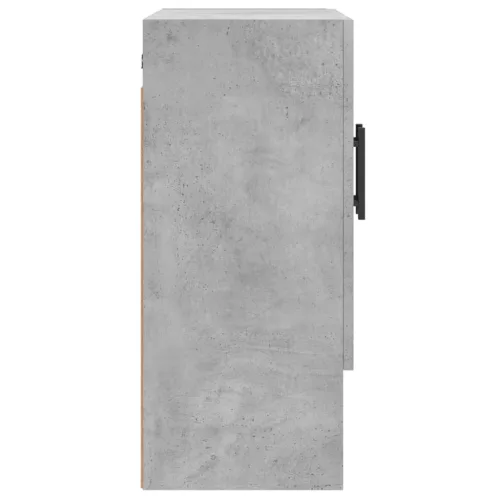 Betonszürke szerelt fa faliszekrény 60 x 31 x 70 cm