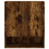 Füstös tölgy színű szerelt fa fali szekrény 60 x 31 x 70 cm