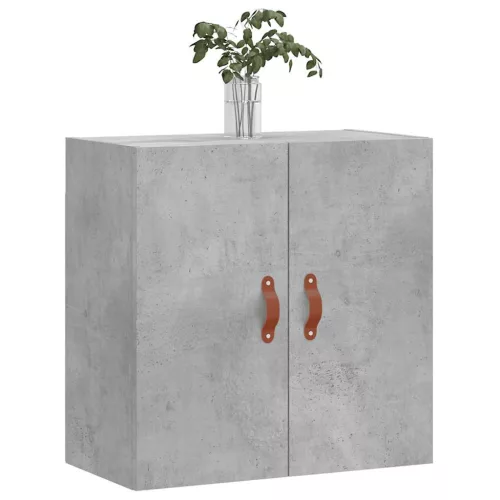 Betonszürke szerelt fa faliszekrény 60 x 31 x 60 cm