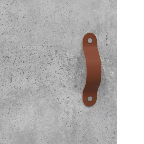 Betonszürke szerelt fa faliszekrény 60 x 31 x 60 cm