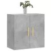 Betonszürke szerelt fa faliszekrény 60 x 31 x 60 cm