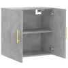 Betonszürke szerelt fa faliszekrény 60 x 31 x 60 cm