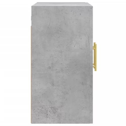 Betonszürke szerelt fa faliszekrény 60 x 31 x 60 cm