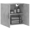 Betonszürke szerelt fa faliszekrény 60 x 31 x 60 cm
