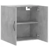 Betonszürke szerelt fa faliszekrény 60 x 31 x 60 cm