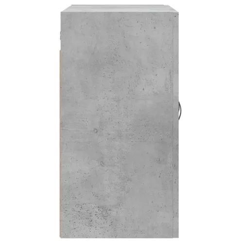 Betonszürke szerelt fa faliszekrény 60 x 31 x 60 cm