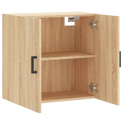 Sonoma tölgy színű szerelt fa faliszekrény 60 x 31 x 60 cm