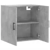 Betonszürke szerelt fa faliszekrény 60 x 31 x 60 cm
