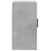 Betonszürke szerelt fa faliszekrény 60 x 31 x 60 cm