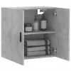Betonszürke szerelt fa faliszekrény 60 x 31 x 60 cm