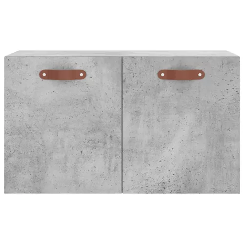 Betonszürke szerelt fa faliszekrény 60 x 36,5 x 35 cm
