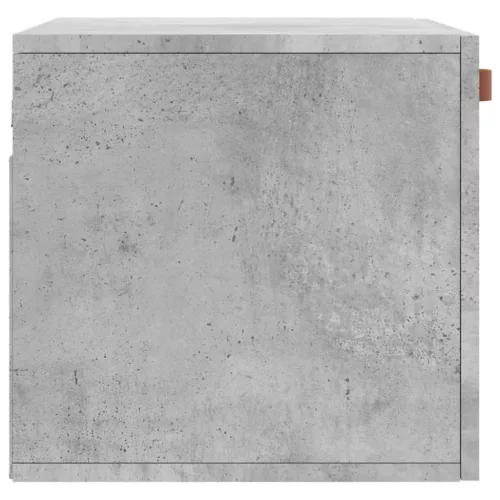 Betonszürke szerelt fa faliszekrény 60 x 36,5 x 35 cm