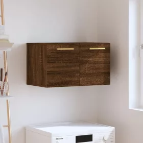   Barna tölgyszínű szerelt fa faliszekrény 60 x 36,5 x 35 cm