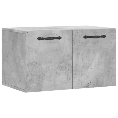 Betonszürke szerelt fa faliszekrény 60 x 36,5 x 35 cm