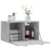 Betonszürke szerelt fa faliszekrény 60 x 36,5 x 35 cm