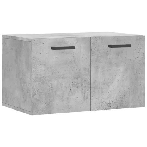 Betonszürke szerelt fa faliszekrény 60 x 36,5 x 35 cm