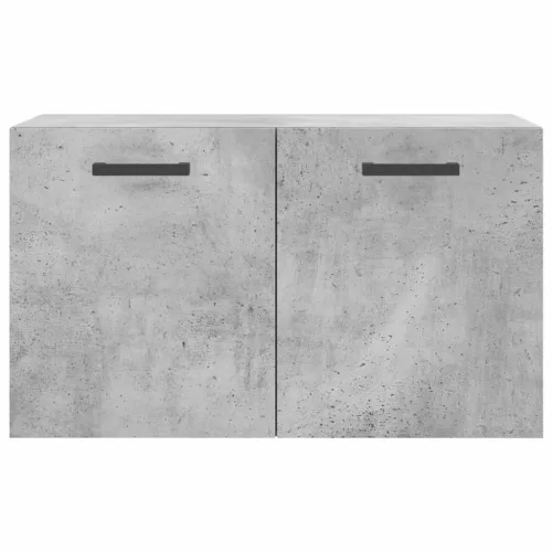 Betonszürke szerelt fa faliszekrény 60 x 36,5 x 35 cm