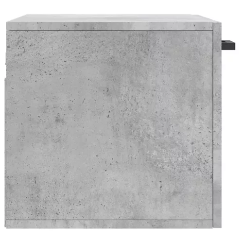 Betonszürke szerelt fa faliszekrény 60 x 36,5 x 35 cm