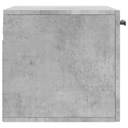 Betonszürke szerelt fa faliszekrény 60 x 36,5 x 35 cm