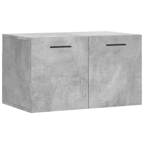 Betonszürke szerelt fa faliszekrény 60 x 36,5 x 35 cm