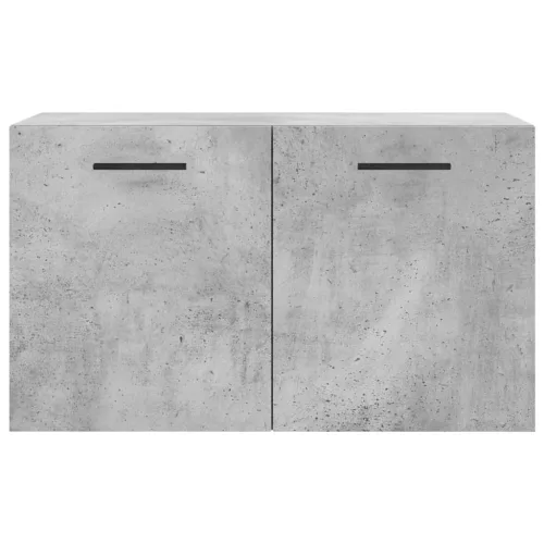 Betonszürke szerelt fa faliszekrény 60 x 36,5 x 35 cm
