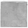 Betonszürke szerelt fa faliszekrény 60 x 36,5 x 35 cm