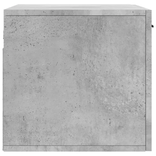 Betonszürke szerelt fa faliszekrény 60 x 36,5 x 35 cm