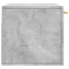 Betonszürke szerelt fa faliszekrény 80 x 36,5 x 35 cm