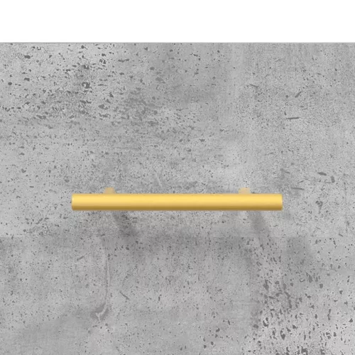 Betonszürke szerelt fa faliszekrény 80 x 36,5 x 35 cm