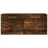 Füstös tölgy színű szerelt fa faliszekrény 80 x 36,5 x 35 cm
