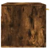 Füstös tölgy színű szerelt fa faliszekrény 80 x 36,5 x 35 cm