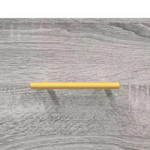 Szürke sonoma színű szerelt fa faliszekrény 80 x 36,5 x 35 cm